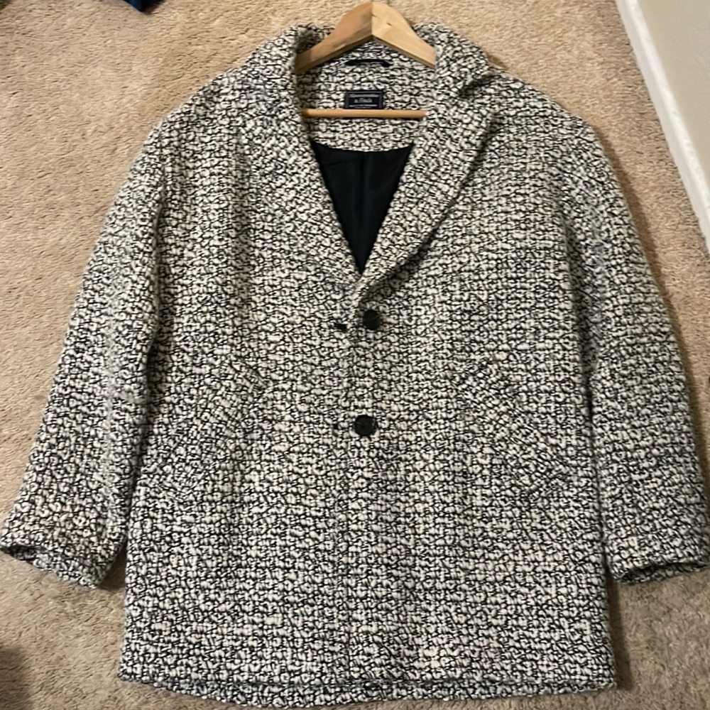 Abercrombie & Fitch Textured Blazer Coat